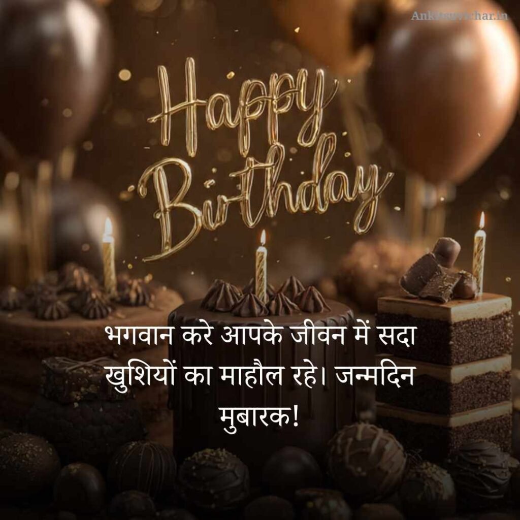 Happy Birthday Wishes in Hindi