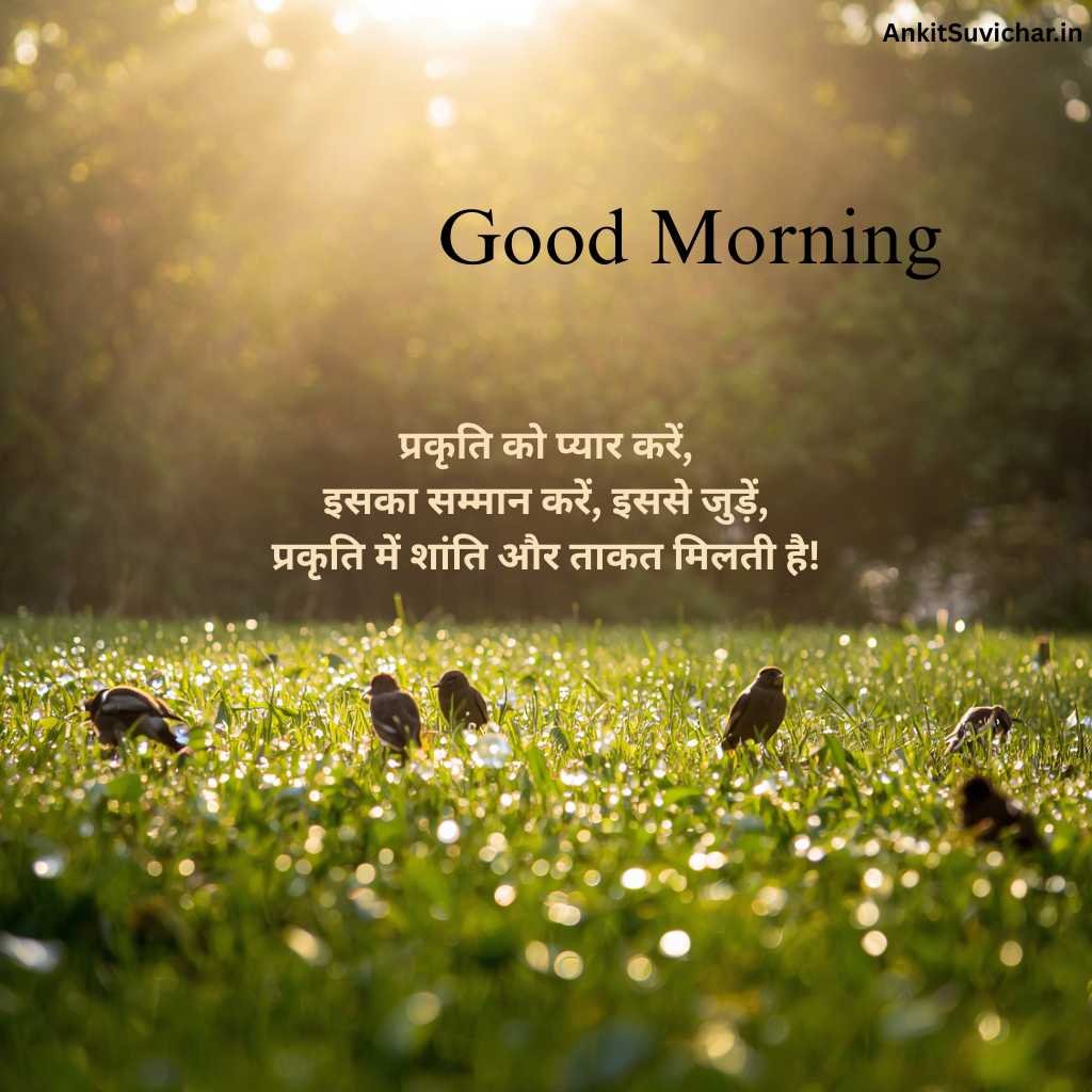 गुड मॉर्निंग सुविचार इमेज