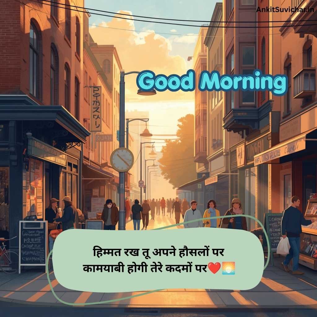 गुड मॉर्निंग सुविचार इमेज